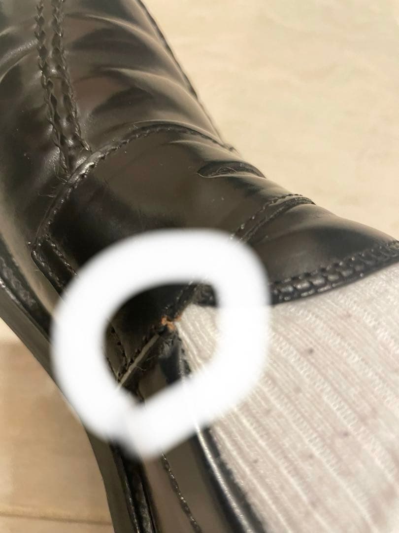 Alden 9636 6D 一部革裂けあり コードバン ローファー