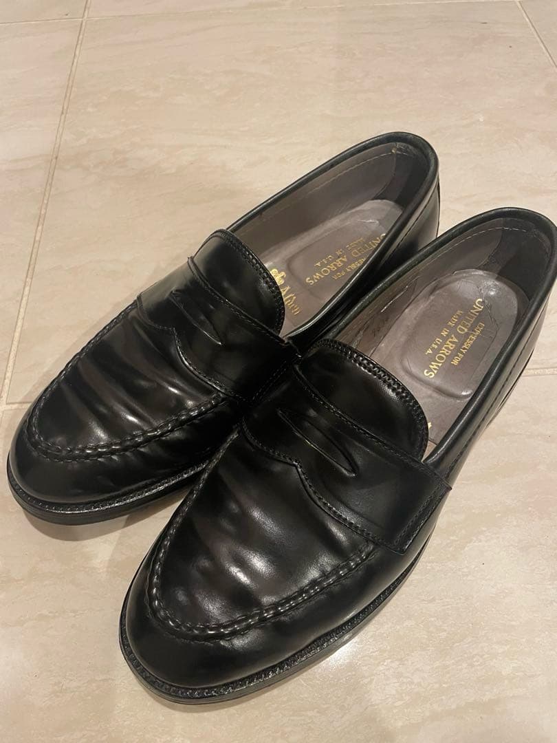 Alden 9636 6D 一部革裂けあり コードバン ローファー