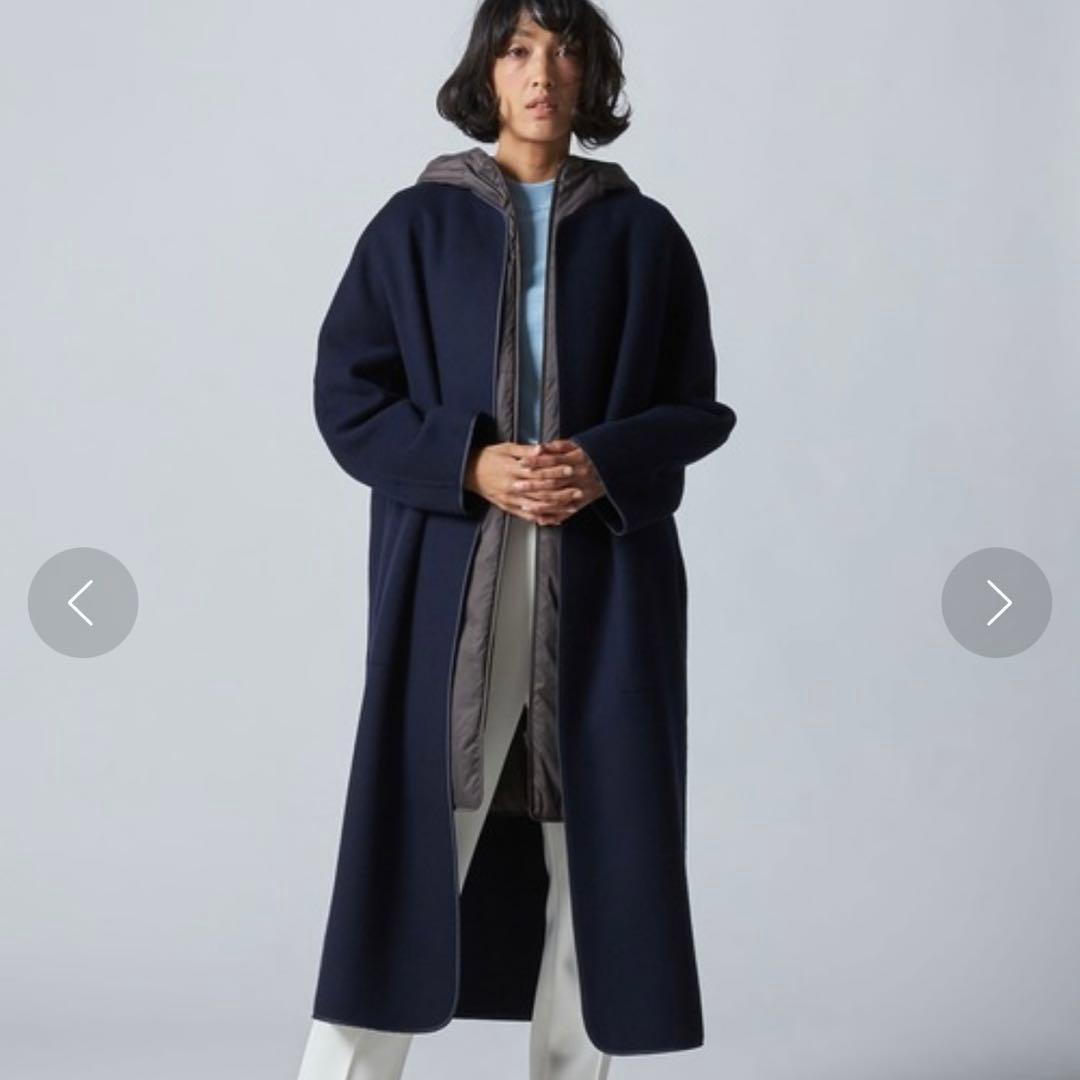 Sov. Pecolamb ダブルビーバーウールコート フードライナー 3way