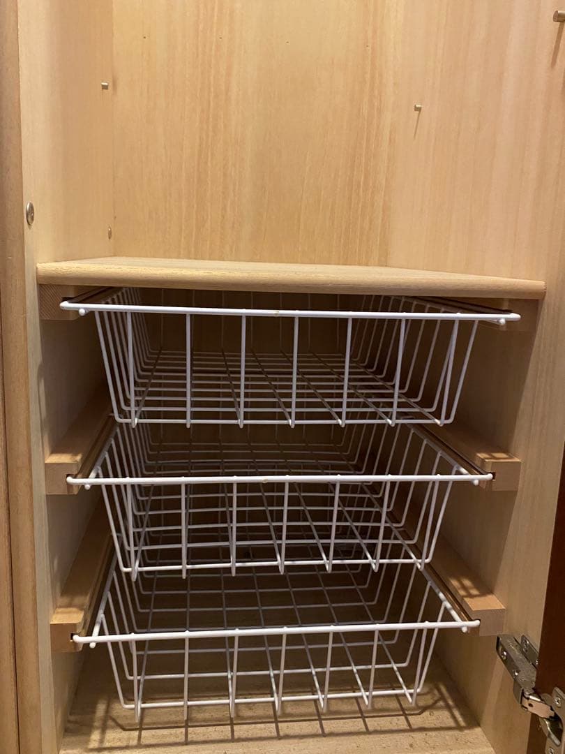 府中婚礼家具　洋服ダンス　クローゼット　桐製両開き　桐製家具　タンス　ブラウン