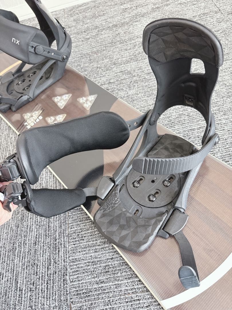 79美品❗️超豪華❗️HEAD 初心者用 スノーボードセット★144cm+ビン付