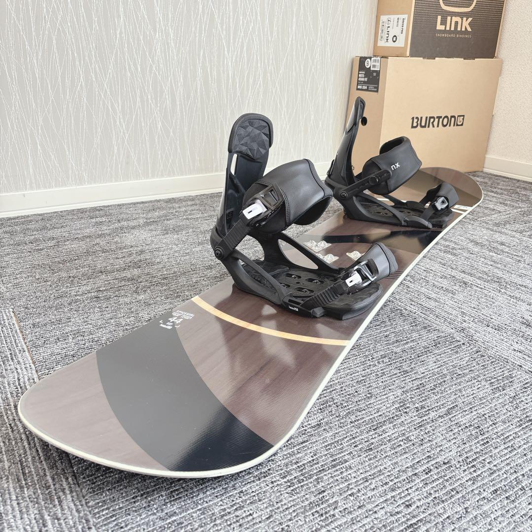 79美品❗️超豪華❗️HEAD 初心者用 スノーボードセット★144cm+ビン付