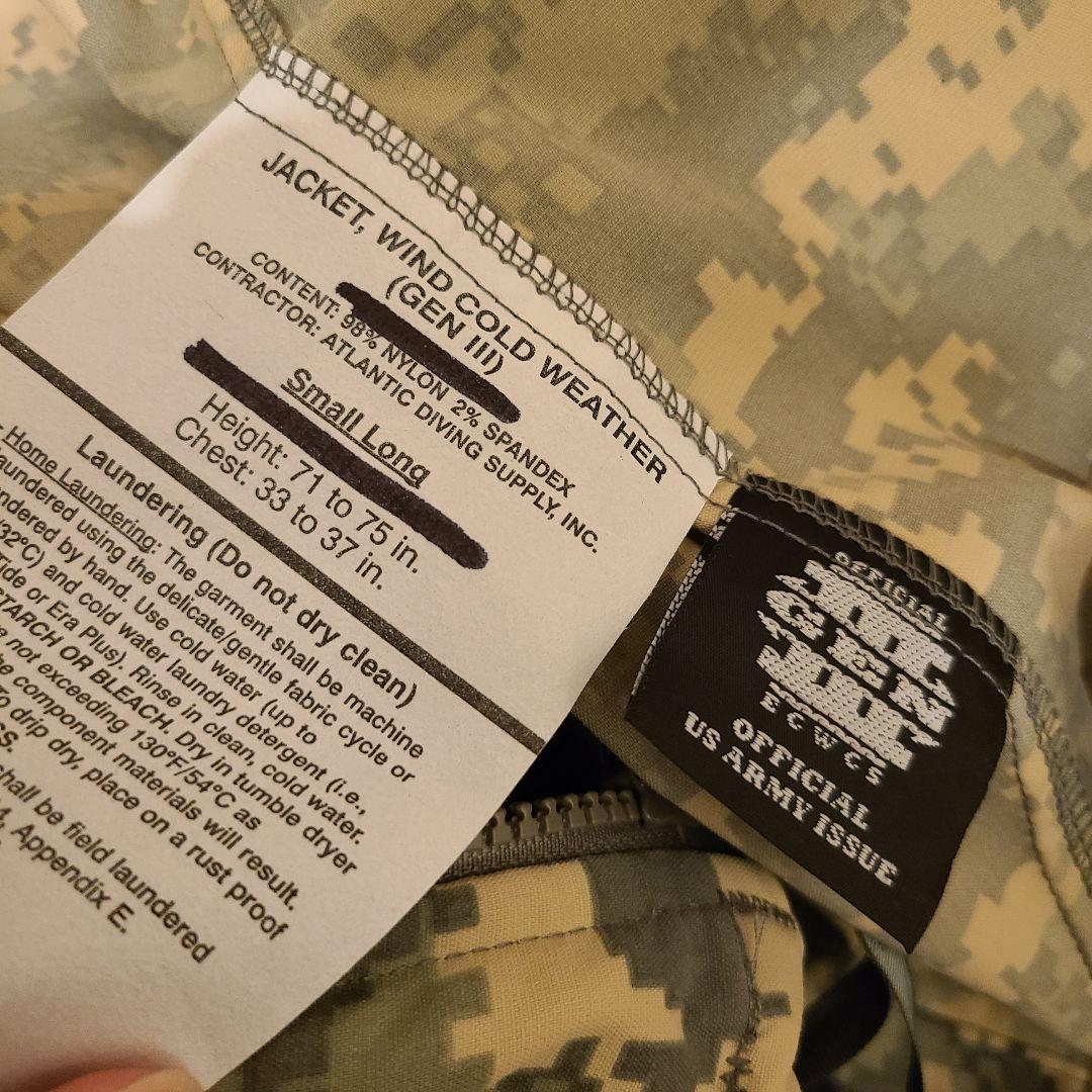 フルパッチ ECWCS GEN3 ACU JACKET SMALL Long