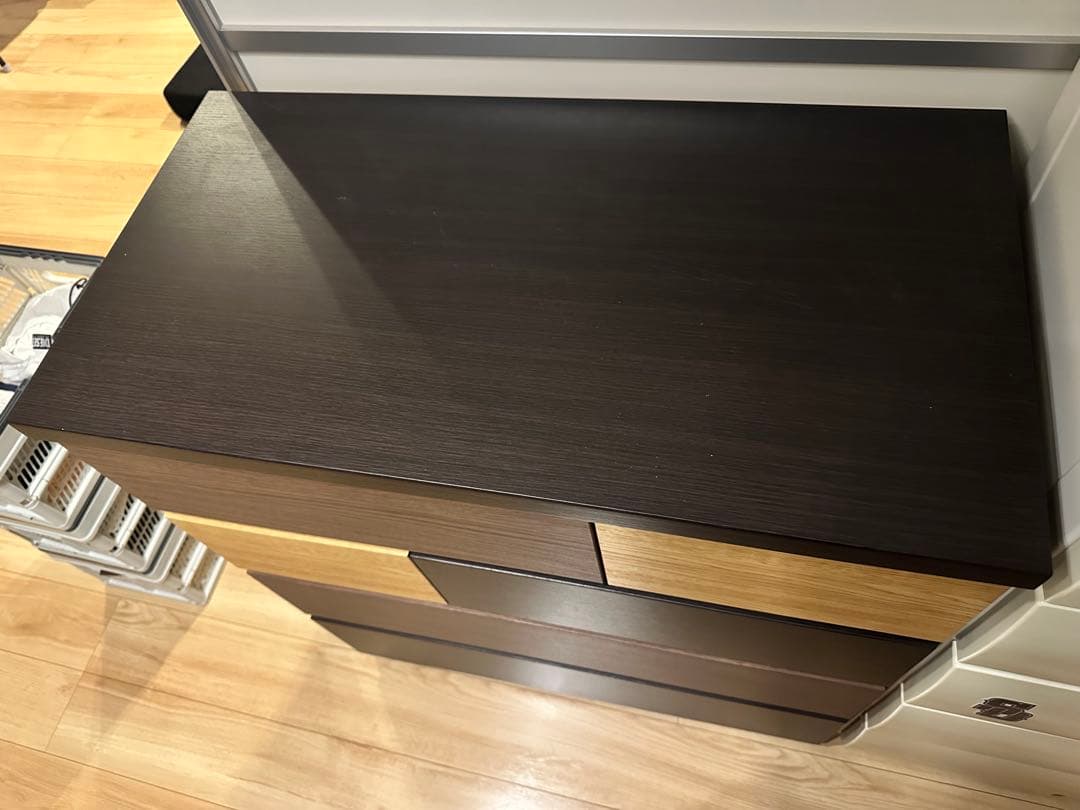 【対面取引/定価約2.5万】ローチェスト(カレナ 80LC DBR)