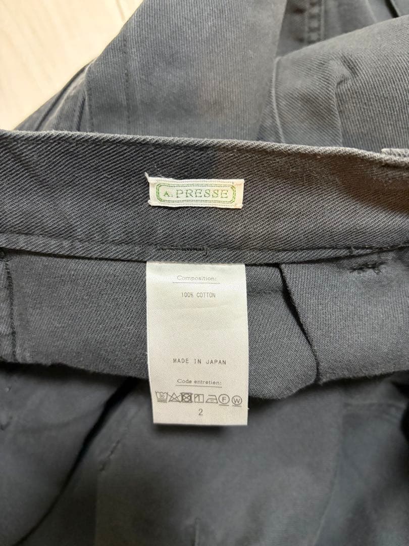 パンツ a.presse USAF Hemmed Bottoms 2