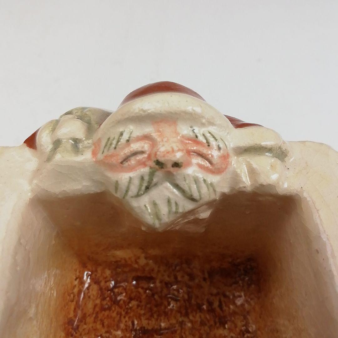 Ｔ８９６　蓋置　『サンタクロース』『伊東桂楽 造』　共箱　茶道具