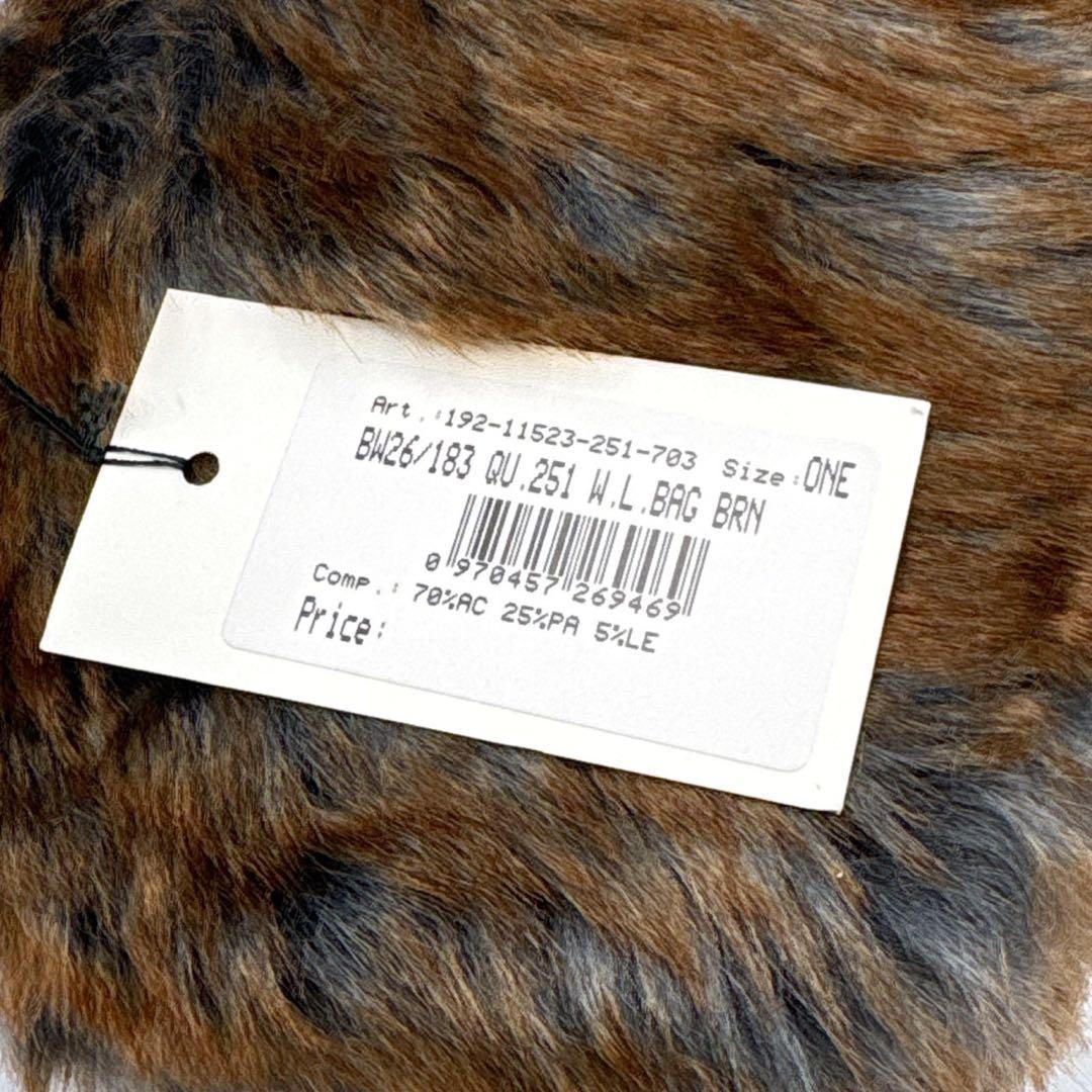 新品タグ付 ドリスヴァンノッテン ファー バッグ 巾着 ポーチ