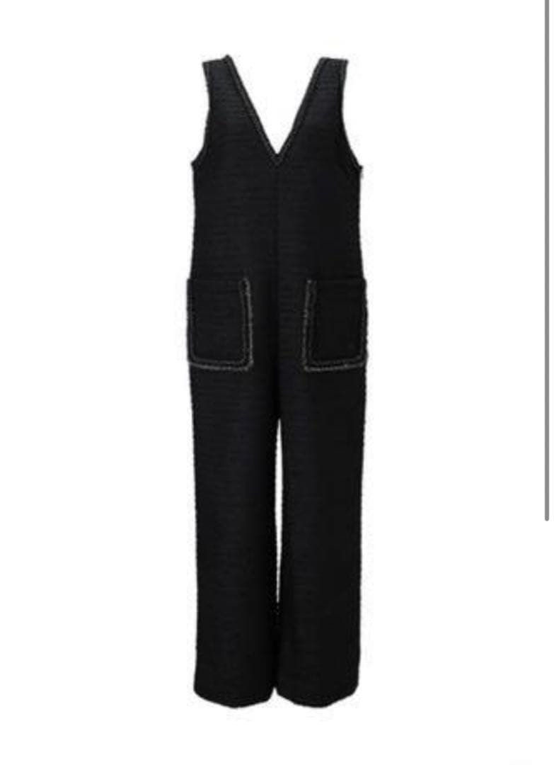 ボーダーズアットバルコニー　ツイード　オールインワン　サロペット