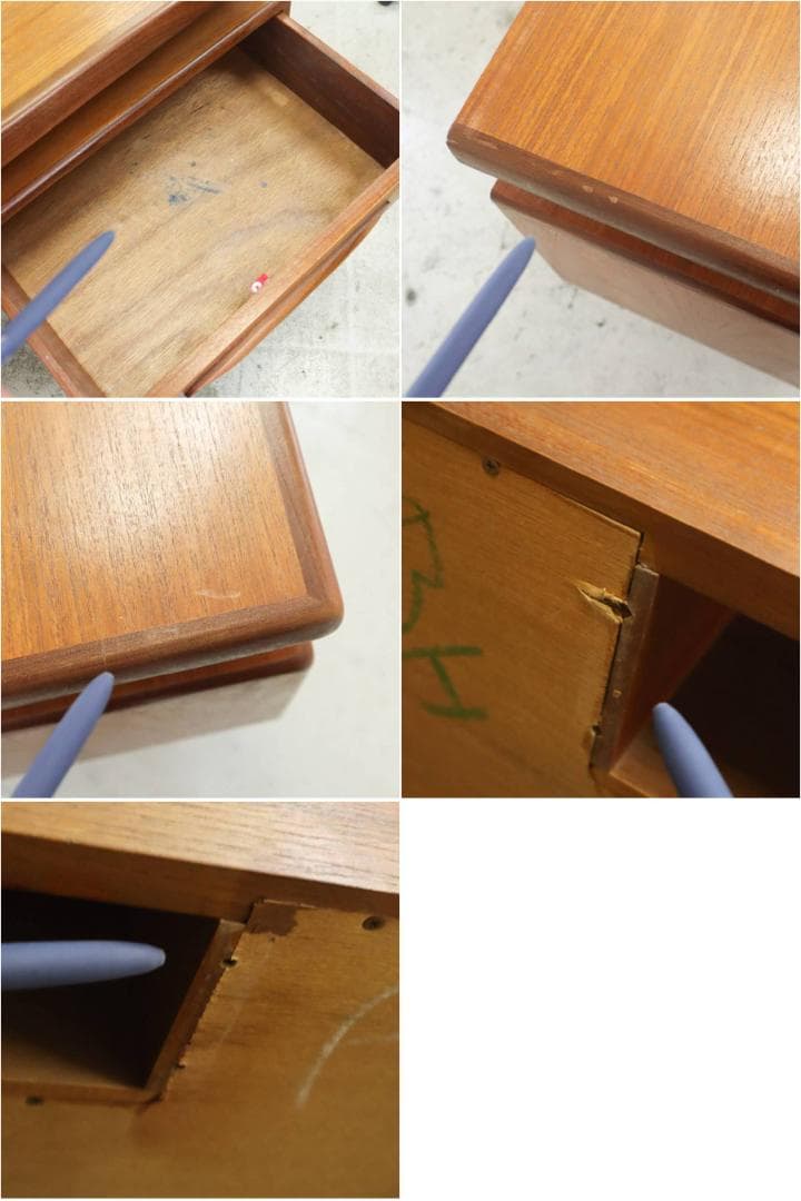 イギリス G-PLAN ビンテージ ニューフレスコ デスク チーク材