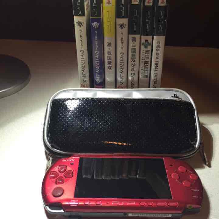 psp3000、カセット、本体ケースの3点セット