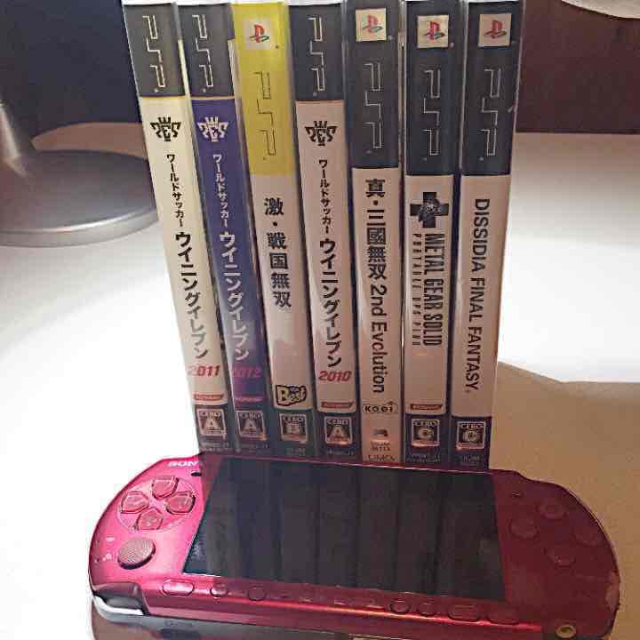 psp3000、カセット、本体ケースの3点セット
