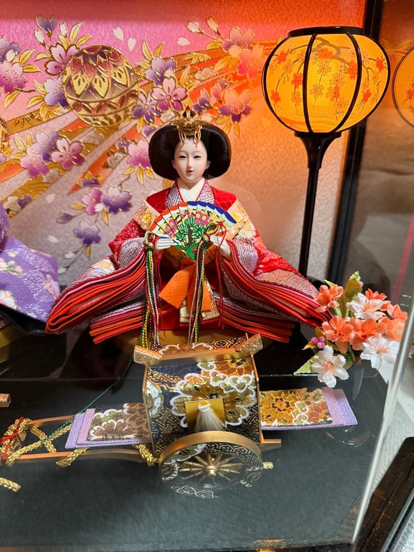雛人形セット ケース付き　オルゴール