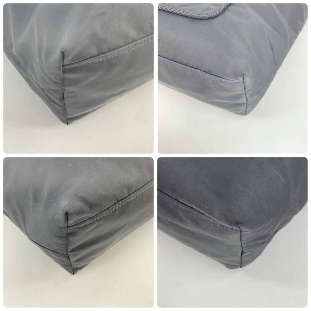 プラダ リボン フィオッコ トートバッグ ショルダーバッグ ゴールドロゴ