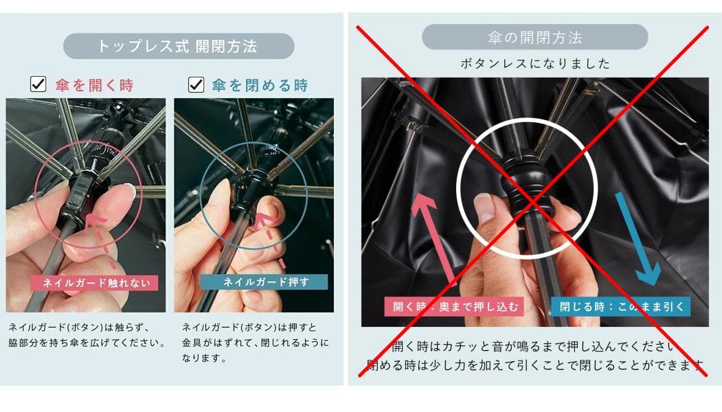 未使用 2024年 Waterfront 日傘 COKAGE+ 3段 折りたたみ