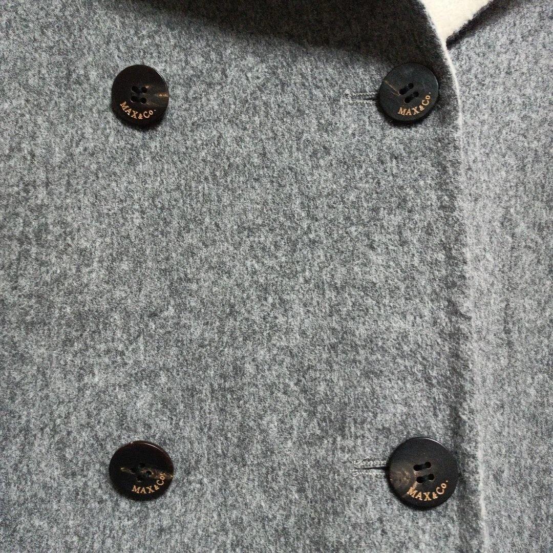 MAX&Co. ウール ダブルブレストコート ピーコート オーバーサイズ