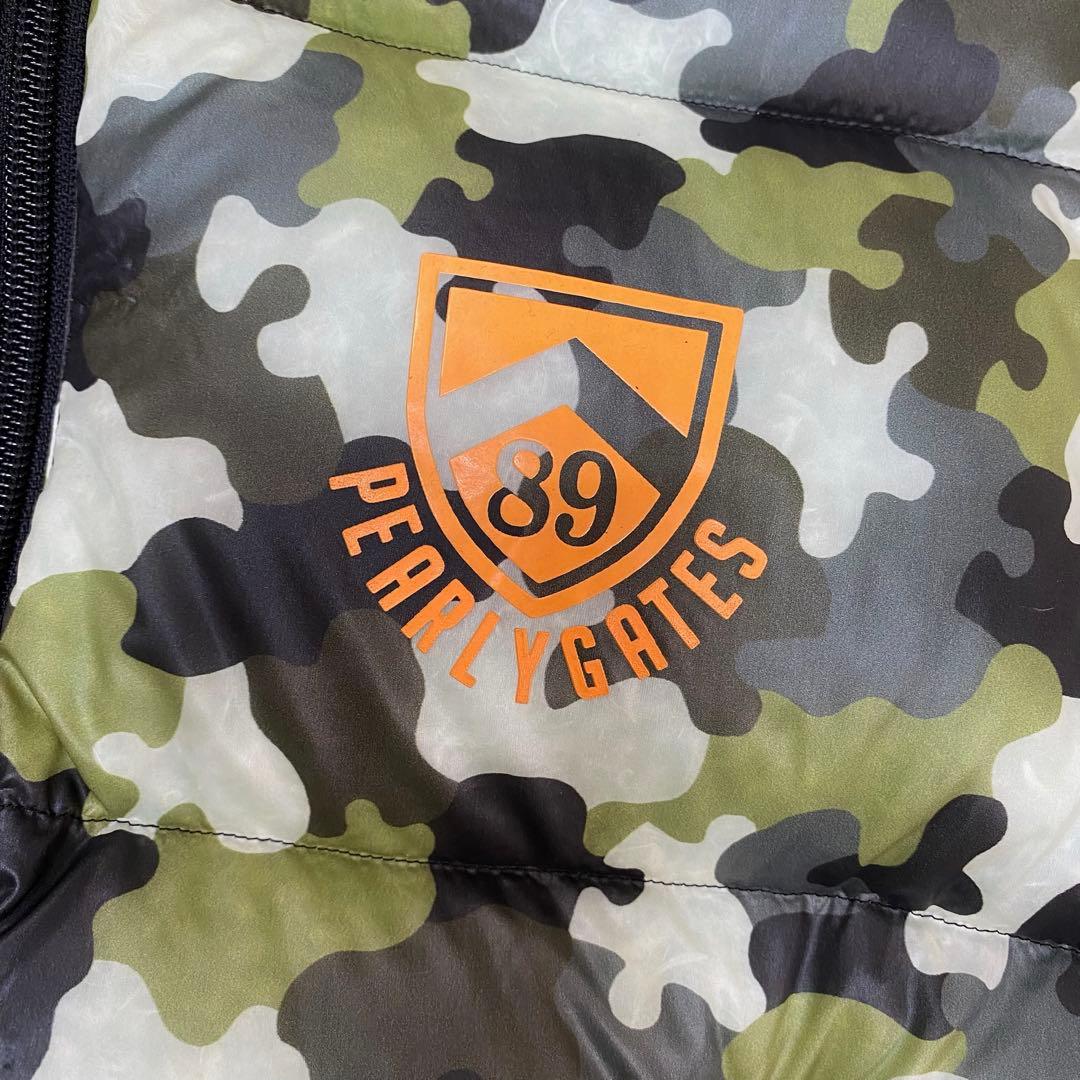 パーリーゲイツ　ダウンベスト　ゴルフウェア　カモフラ　2