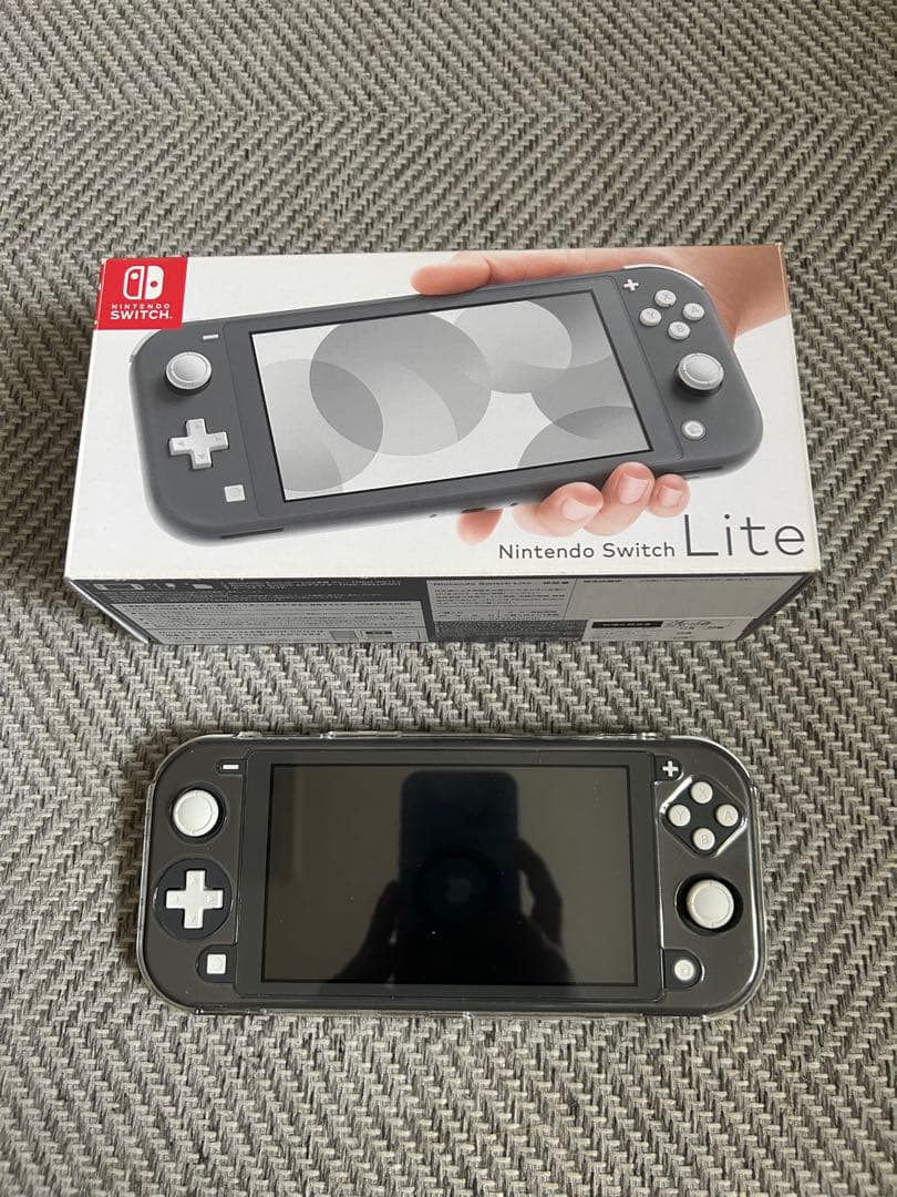 Nintendo Switch Lite グレー 箱付き☆クリアケース入れて発送