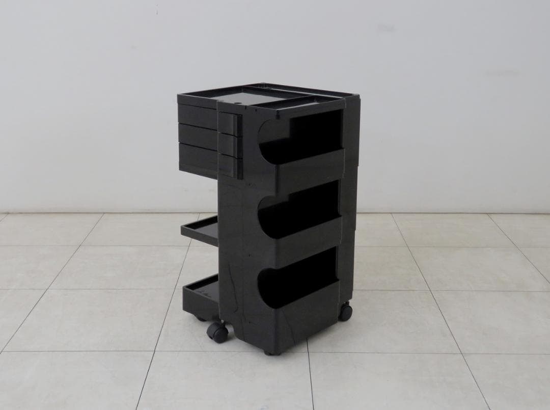 B-LINE ボビーワゴン 3段3トレイ ジョエコロンボ ブラック ヴィンテージ