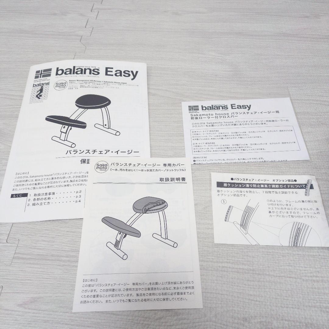 ✨️美品✨️Balans EASY バランスイージー　チェア カバー、説明書付き