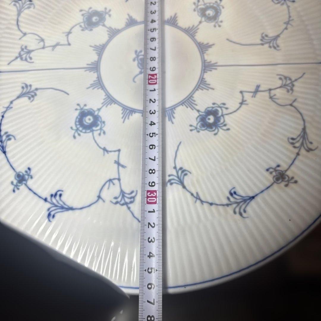 ロイヤルコペンハーゲン　ブルーフルーテッドプレイン　ケーキスタンド