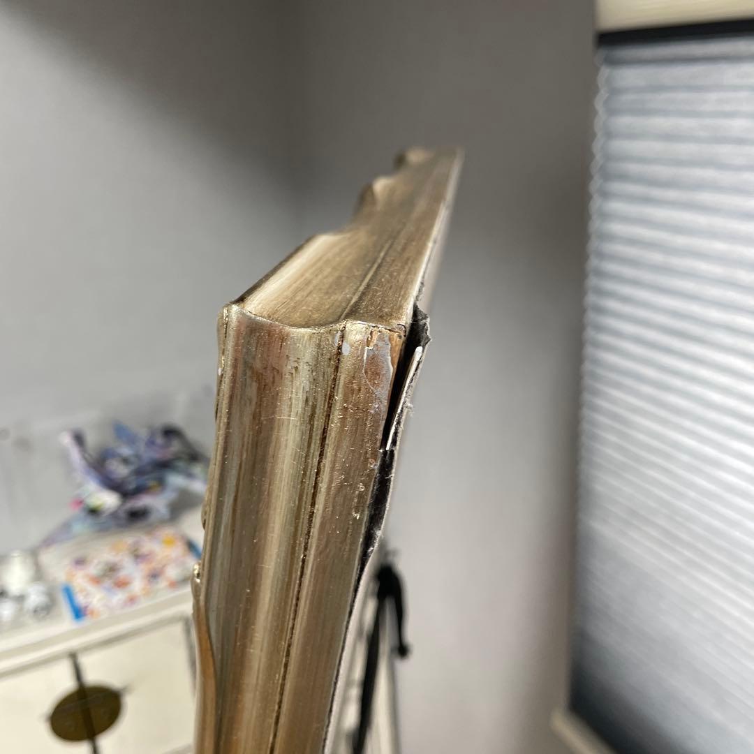 スタンドミラー　全身鏡　アンティーク調　ゴールド　たのメル便　送料込み