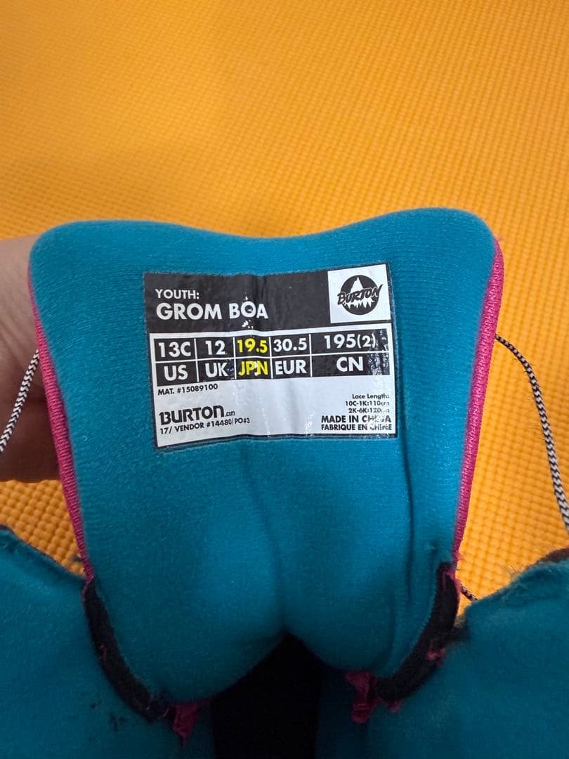 n*i様 Burton スノーボード　3点セット　ケース付き　100cm キッズ