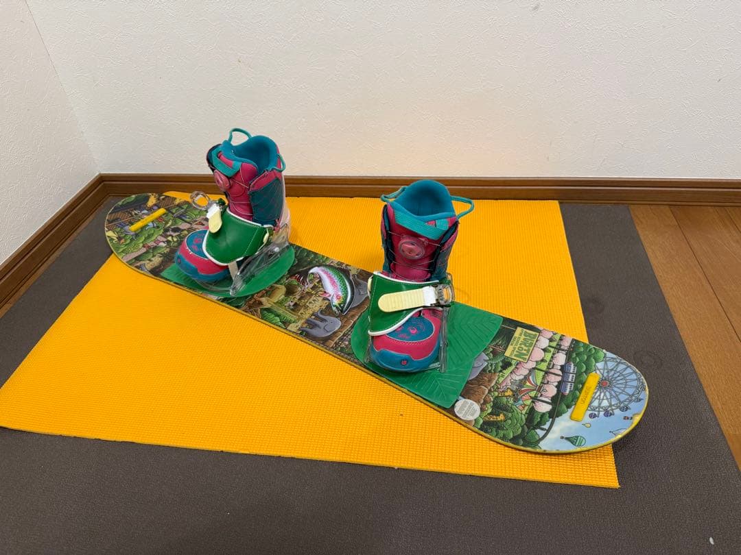 n*i様 Burton スノーボード　3点セット　ケース付き　100cm キッズ