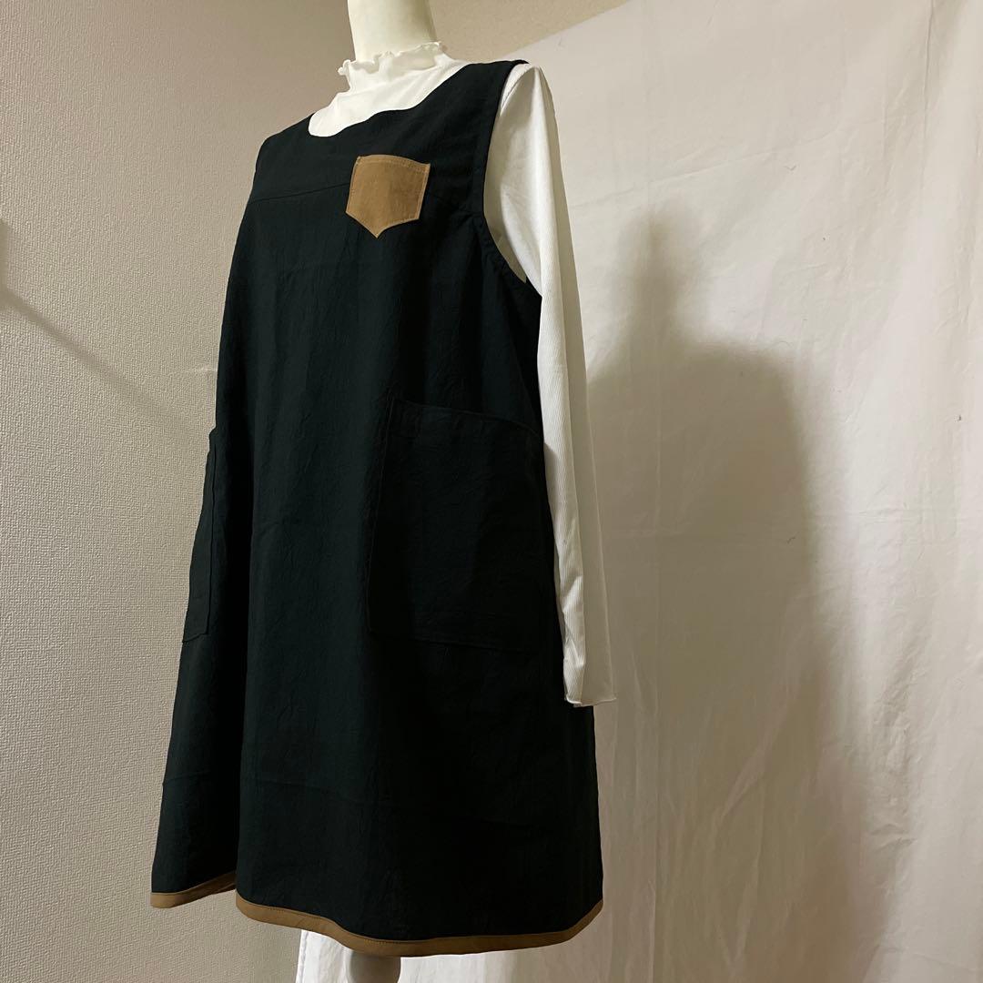 sena様　ワッシャーコットン　エプロン