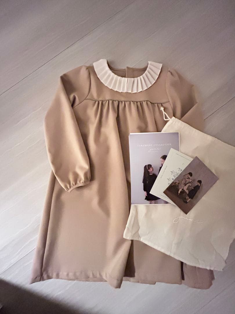 【土日限定】june little closet ペダルドレスワンピース120