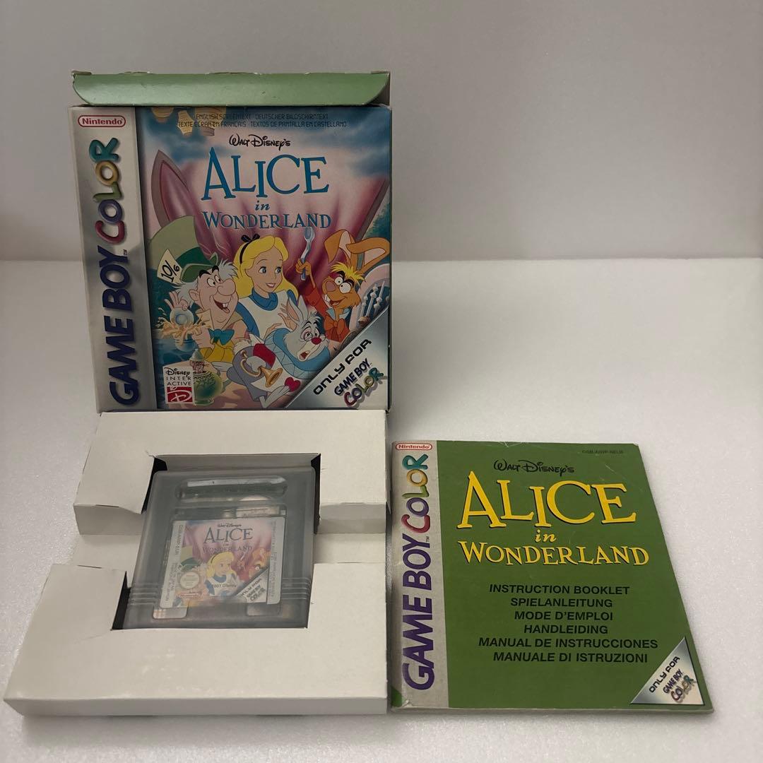 アリスインワンダーランド　海外GBCソフト