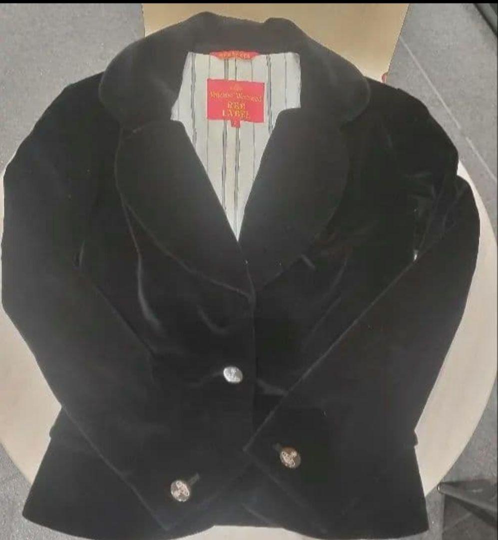 はる　ヴィヴィアンウエストウッド ラブジャケット ブラック　ベロア