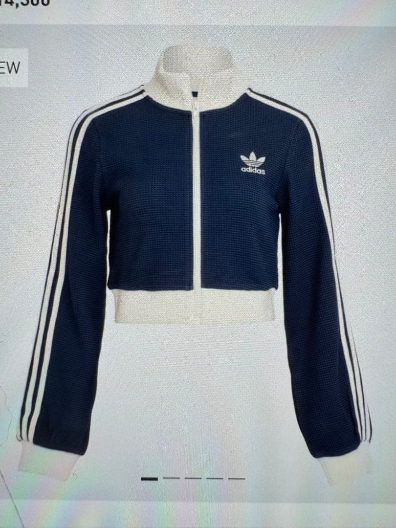 adidas クロップトラックジャケット Mサイズ 値下げ中！早い者勝ちです