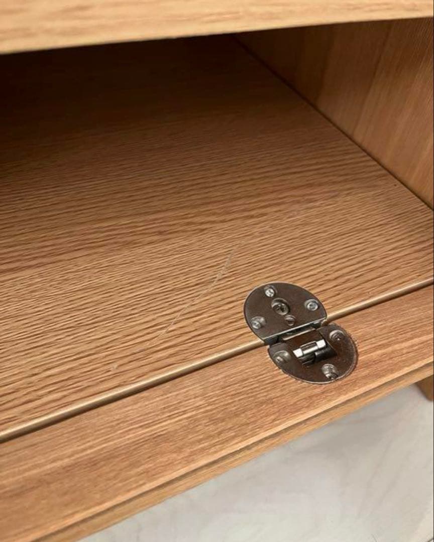 無印良品　テレビ台　タモ材