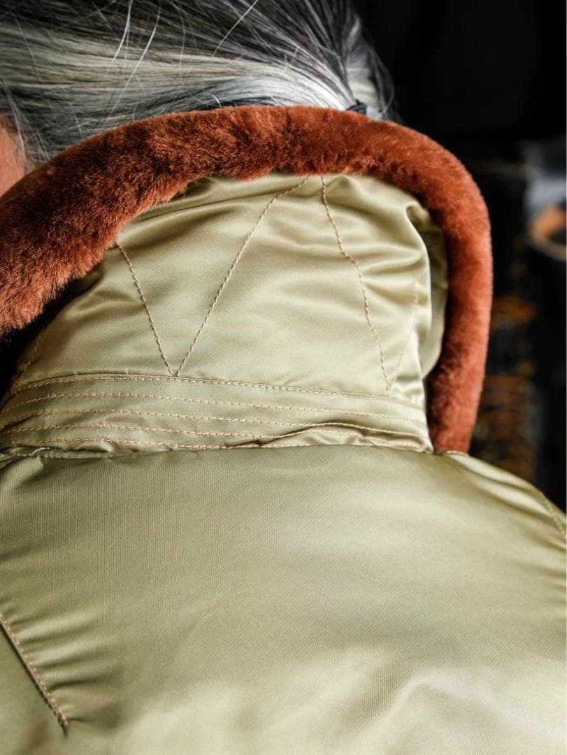 サイズ38M希少 B-15B 初期型 復刻 MA-1 no.3220規格 馬革