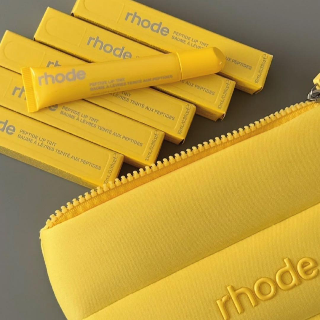 【リーママ】rhode skin iPhoneケース 新品 リップ付き