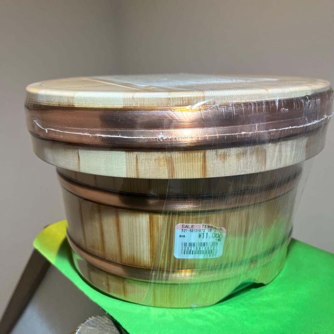 お櫃　江戸びつ 日本橋　木屋　直径約21cm 新品