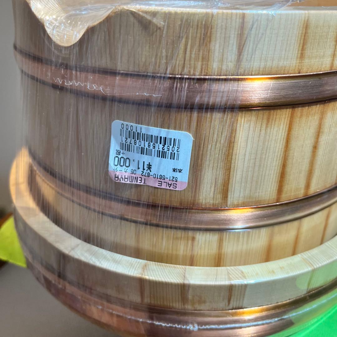 お櫃　江戸びつ 日本橋　木屋　直径約21cm 新品