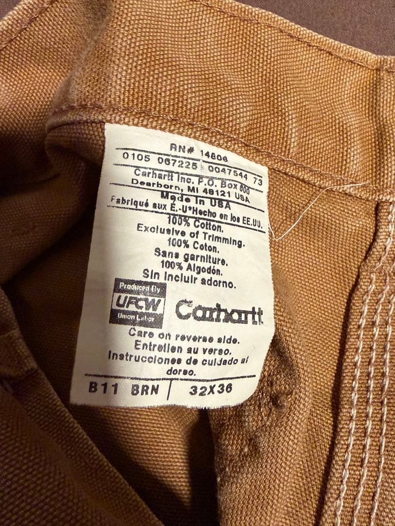 【古着】carhartt ペインターパンツ　ダック地