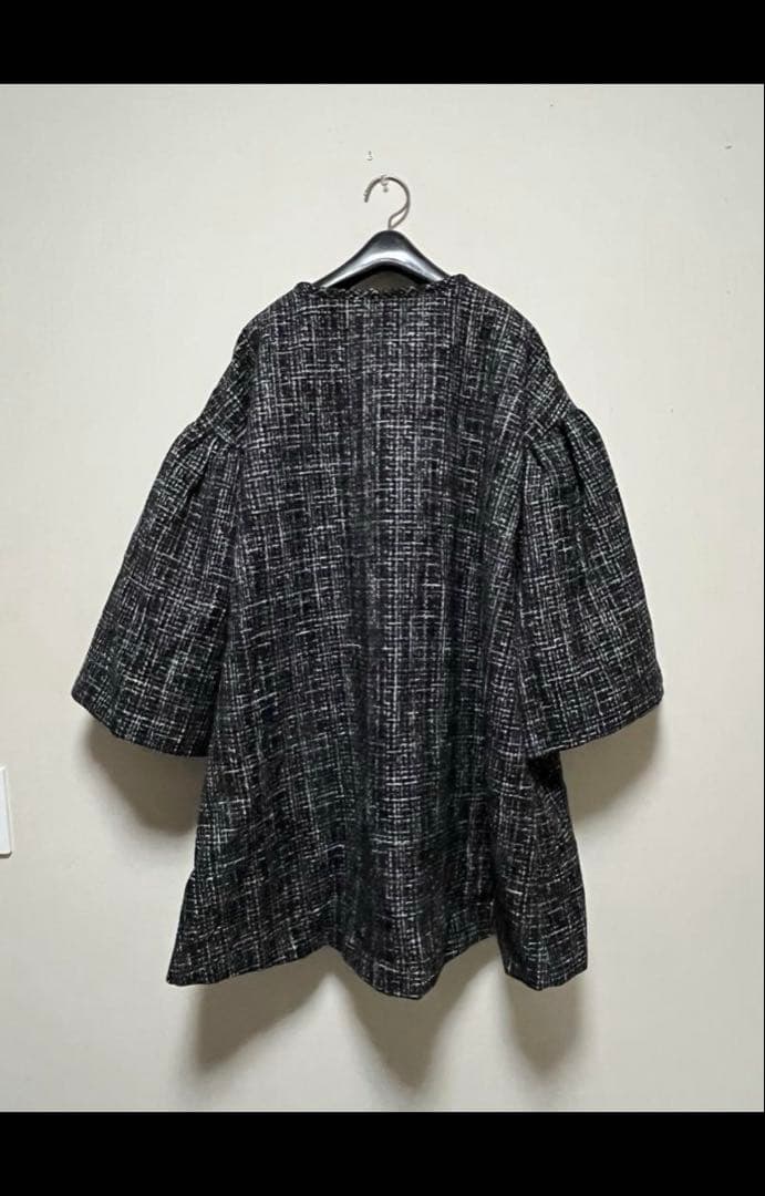 美品セルフォード ツィードフレアコート 2024