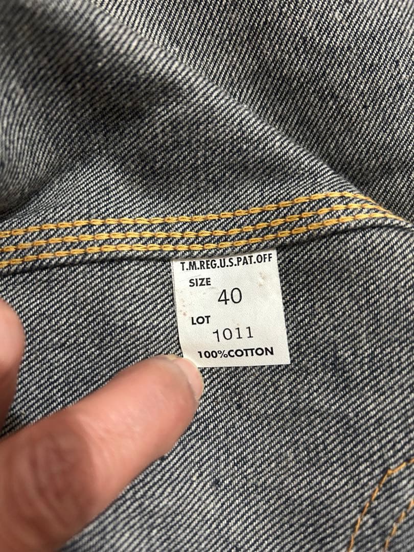 90s Lee デニムジャケット1stカウボーイジャケット