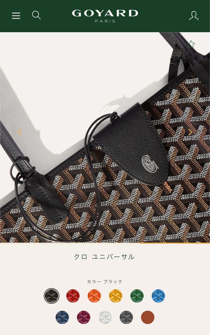 最新クリップ付★Goyard サンルイPM ゴヤール　ブラック