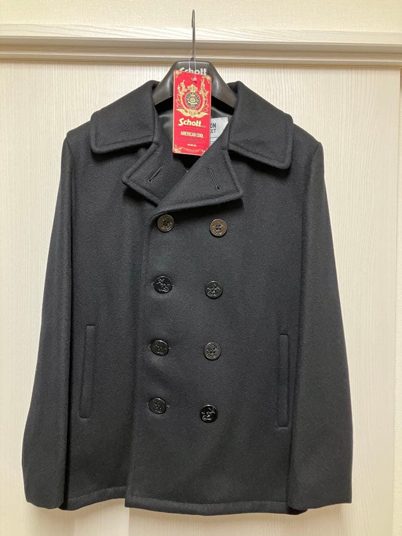 【定価5.5万/未使用に近い】Schottショット753US 24ozピーコート