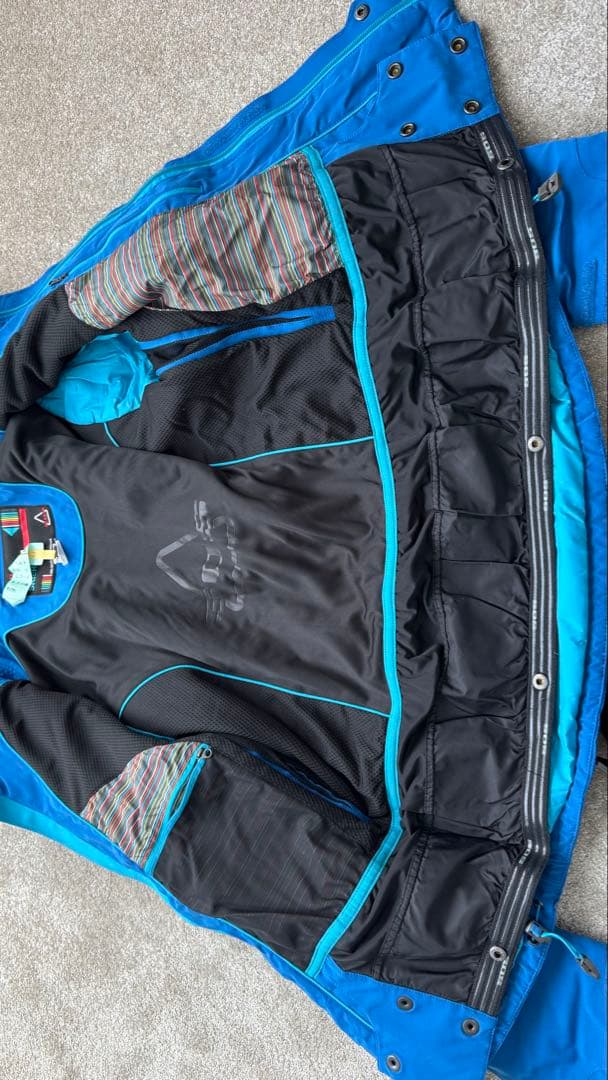 SOS スキーウェアセット 青