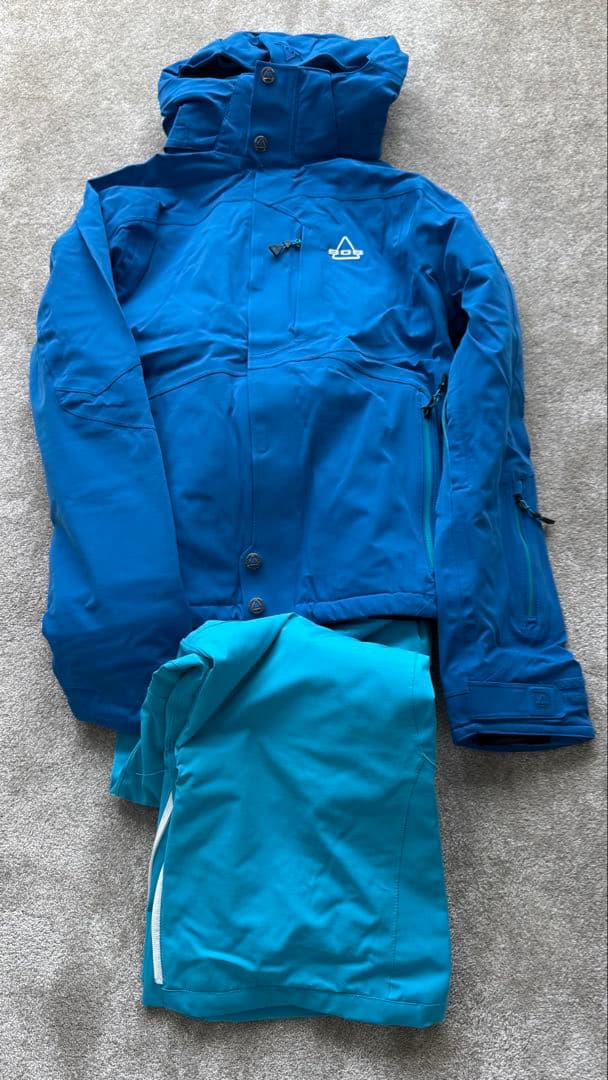 SOS スキーウェアセット 青