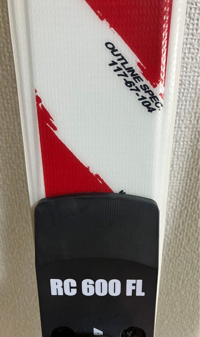 中古品　オガサカTC-SV 165cm プレート、ビンディング付き