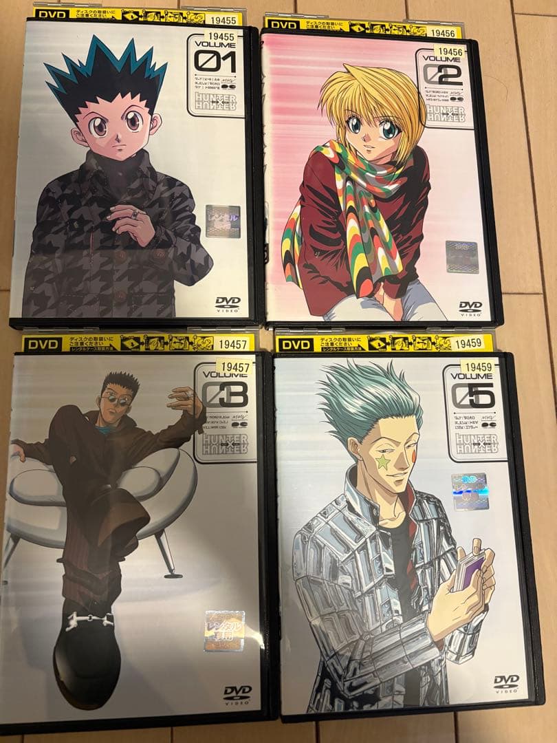 HUNTER×HUNTER 旧 ハンターハンター　レンタルアップ　DVD ８枚
