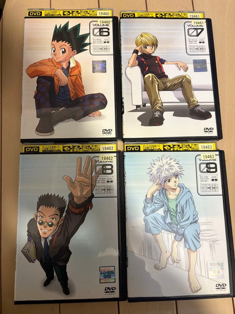 HUNTER×HUNTER 旧 ハンターハンター　レンタルアップ　DVD ８枚