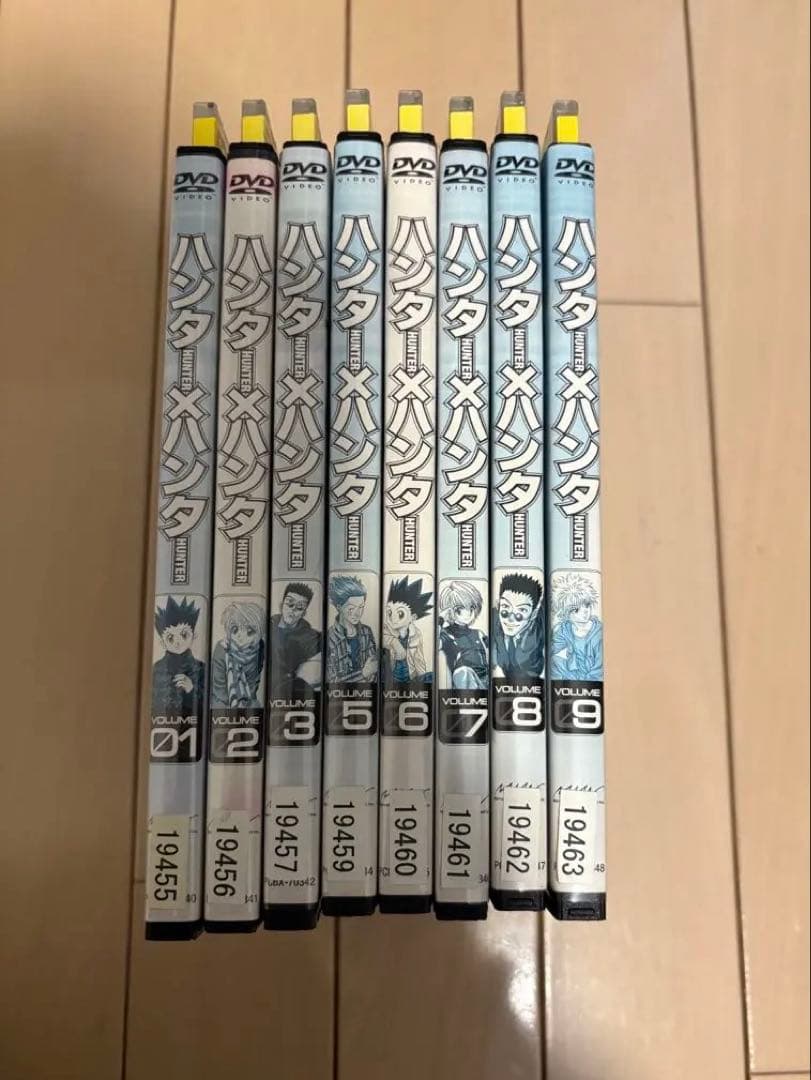 HUNTER×HUNTER 旧 ハンターハンター　レンタルアップ　DVD ８枚