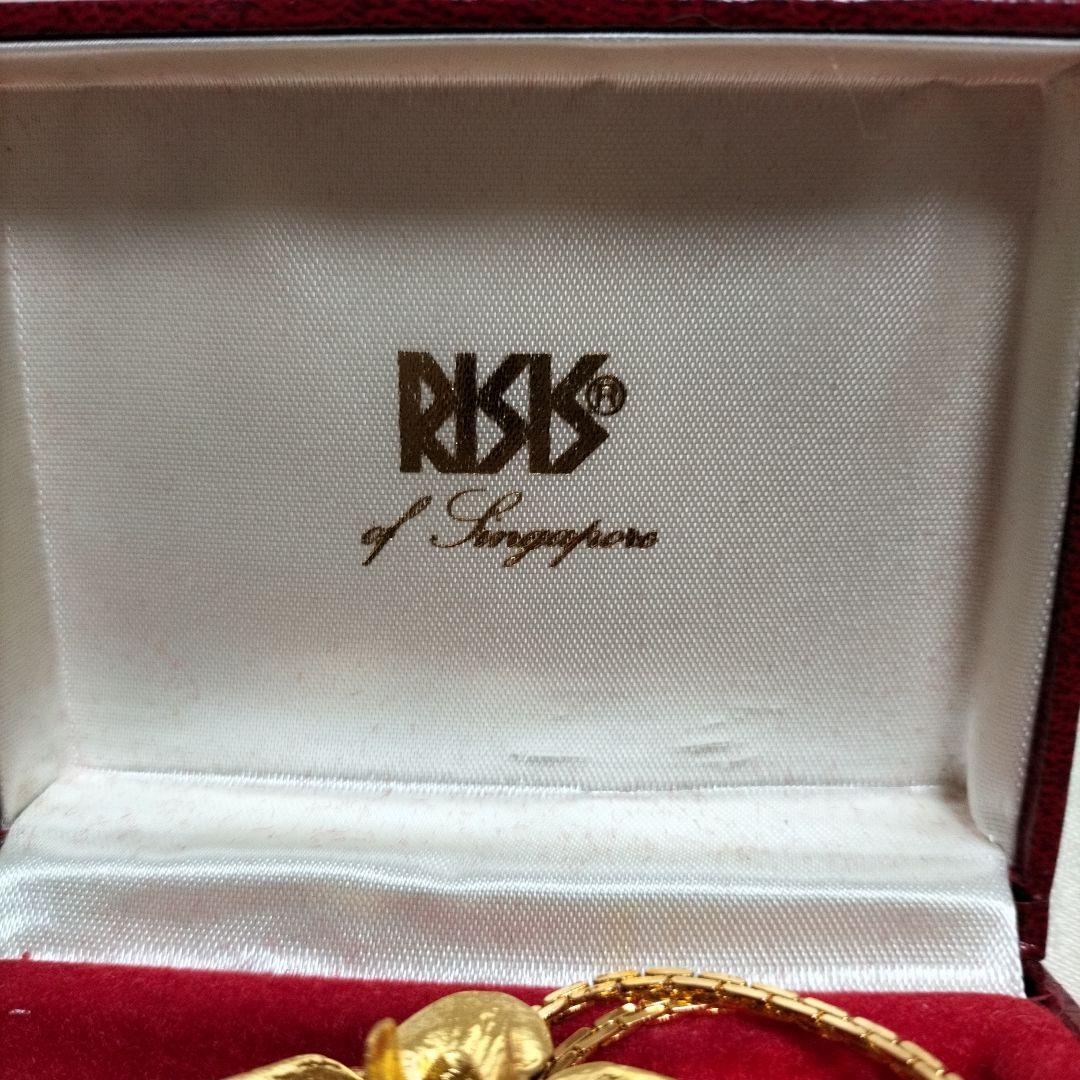 RISIS　22K　蘭ネックレス　ジュエリー　ループタイ　＊新品・未使用品＊