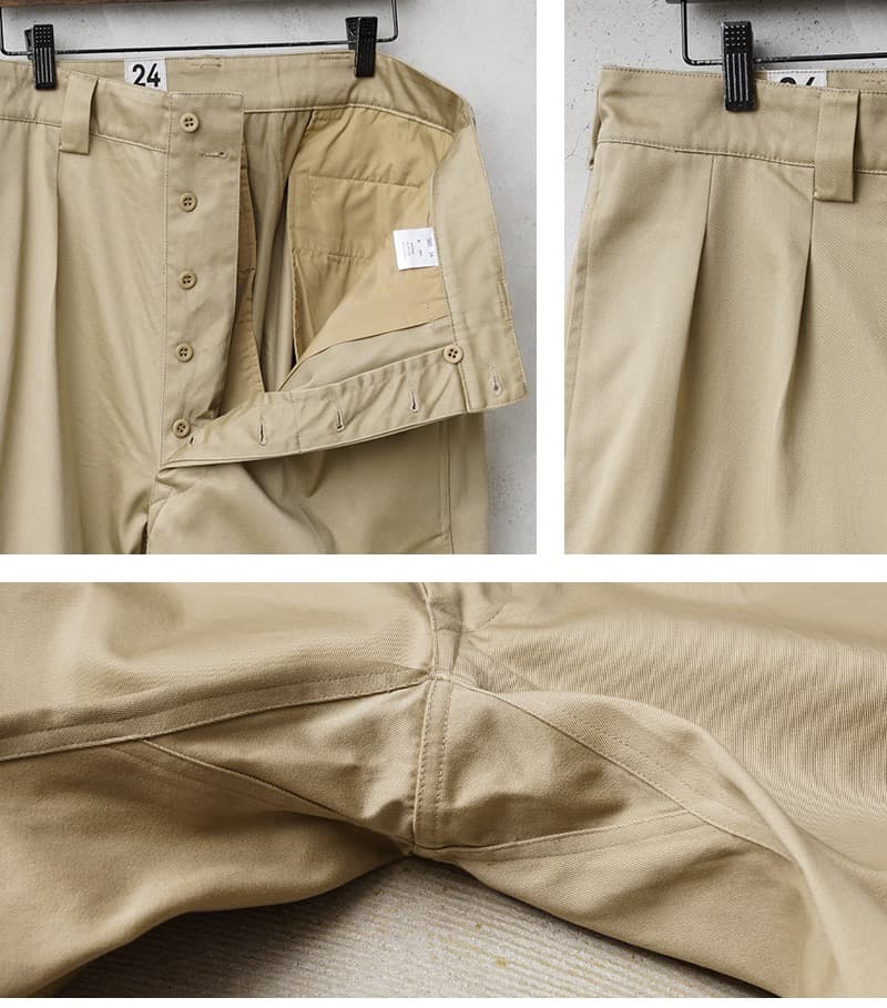 未使用WAIPER M-52 WP1003 テーパードチノ サイズ22(S)